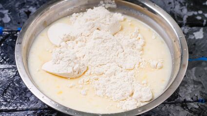 блины с дырочками с кипятком