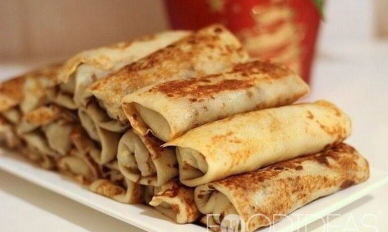 Рецепт блины с фаршем