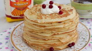 Блины с манной крупой