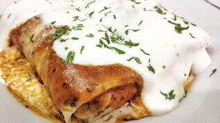 Блины с мясом