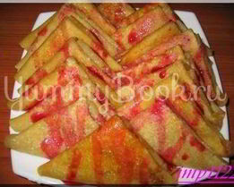 Блины с творогом