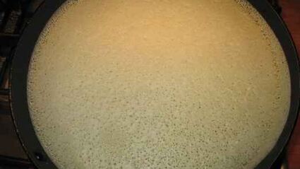 блины с творогом