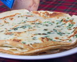 Блины с зеленью