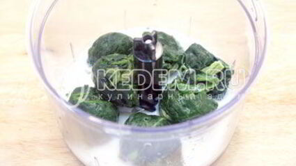 блины со шпинатом