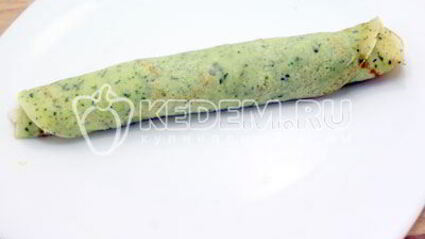 блины со шпинатом