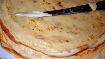 блины царские с красной рыбой