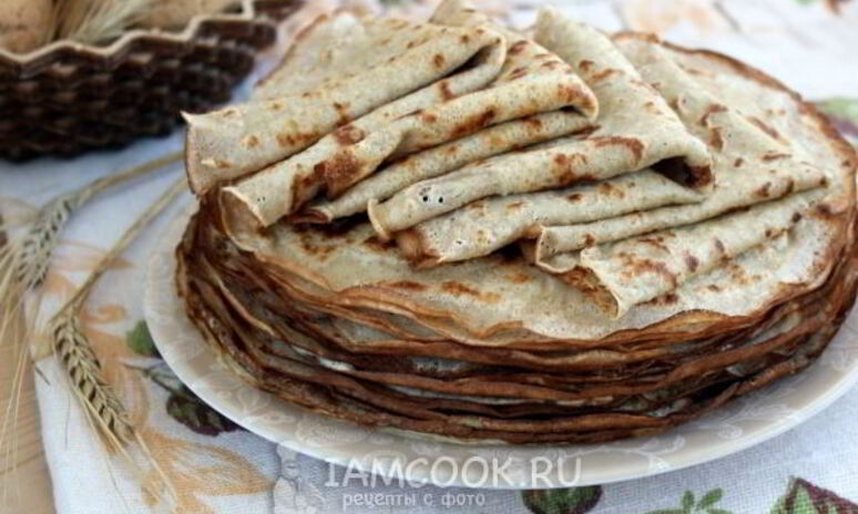 Рецепт блины цельнозерновые
