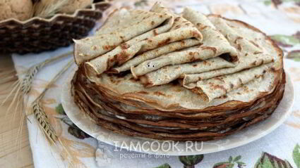 блины цельнозерновые