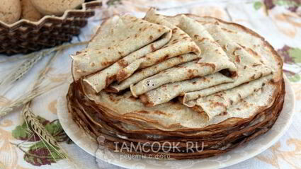 блины цельнозерновые