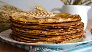 Диетические овсяные блины