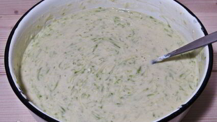 кабачковые блины на кефире