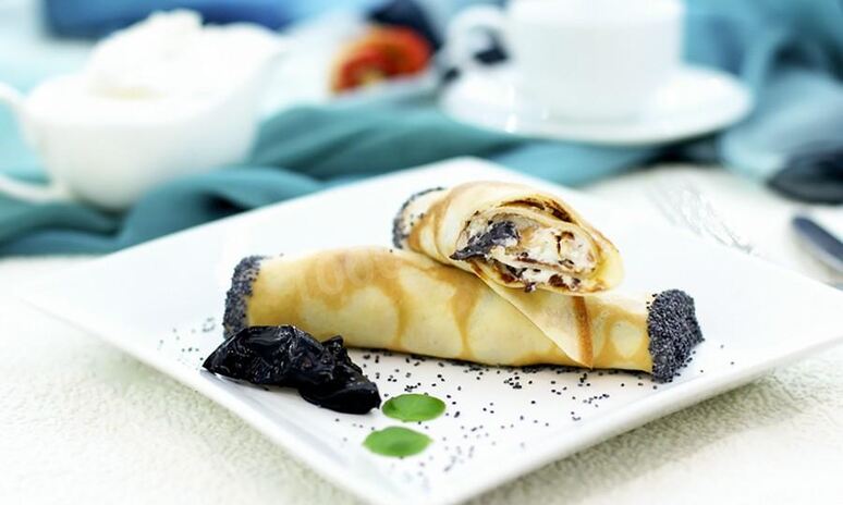 Рецепт налистники на молоке