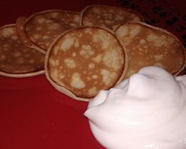 Панкейки на кефире 2,5%