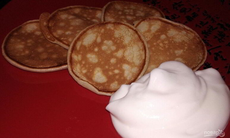 Рецепт панкейки на кефире 2,5%