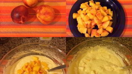 панкейки с нектаринами