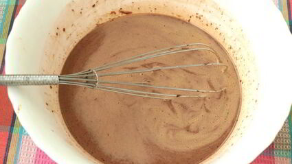 панкейки с шоколадом и кунжутом