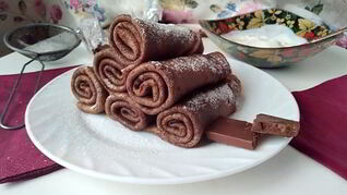 Шоколадные блинчики
