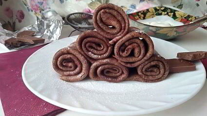 шоколадные блинчики