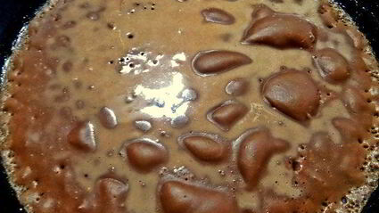 шоколадные блины с лимонным курдом