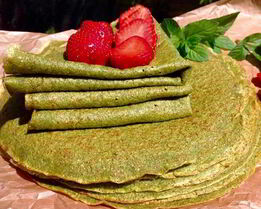 Шпинатные блины