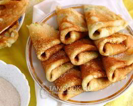 Сладкие кабачковые блинчики