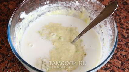 сладкие кабачковые блинчики