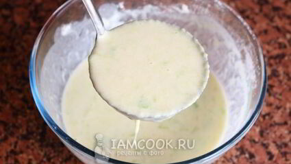 сладкие кабачковые блинчики