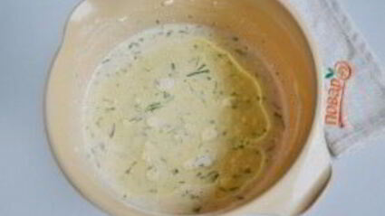 сырные блины с укропом