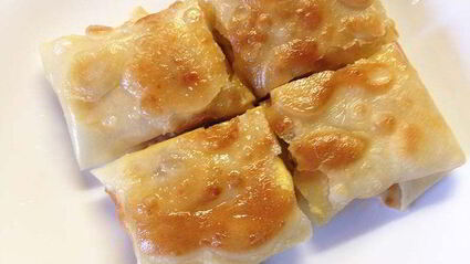 тайские блинчики роти с бананом