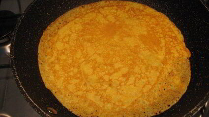 тыквенные блины с мясом