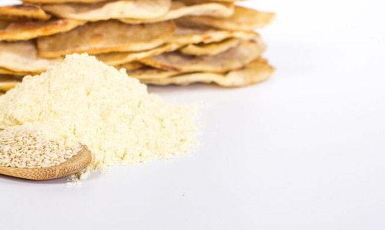 Рецепт заварные блины на молоке и кипятке с кунжутом