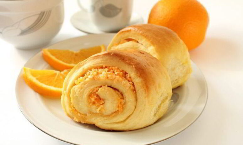 Рецепт булочки апельсиново-кокосовые