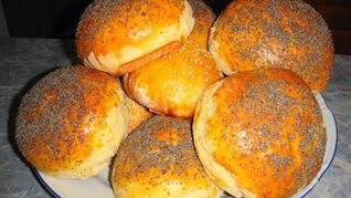 Булочки на воде с маком