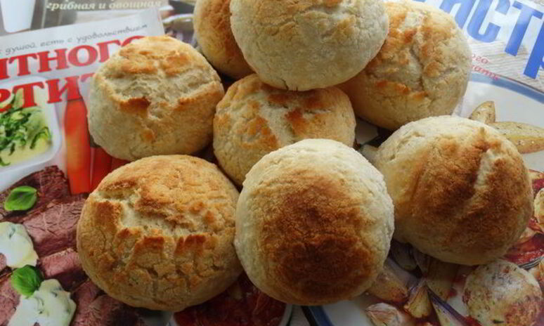 Рецепт булочки с хрустящим кракелином