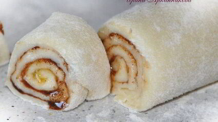 булочки с корицей и сливочной заливкой