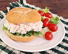 Булочки с семгой и рикоттой