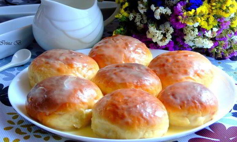 Рецепт булочки в сметане