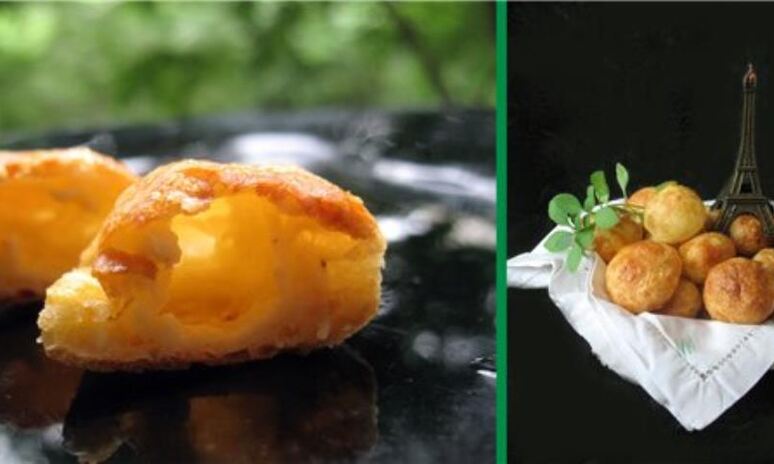 Рецепт гужеры — крошечные булочки из заварного теста с сыром