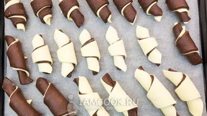 круассаны из слоеного и дрожжевого теста