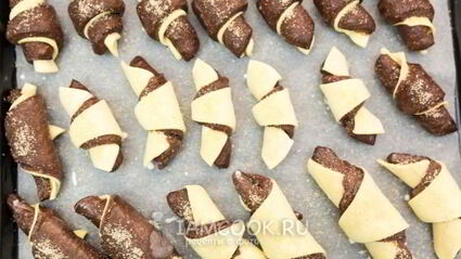 круассаны из слоеного и дрожжевого теста