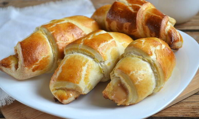 Рецепт круассаны из слоеного теста