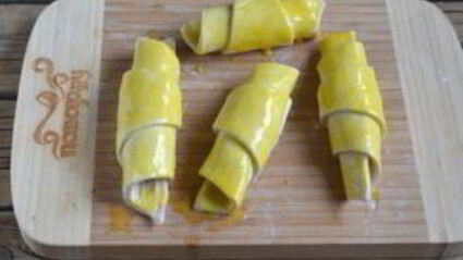 круассаны из слоеного теста