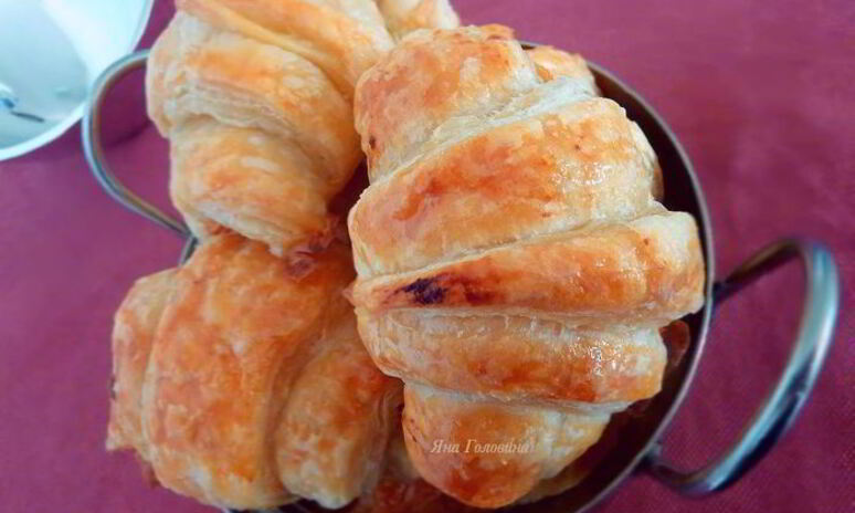 Рецепт круассаны с миндальным кремом