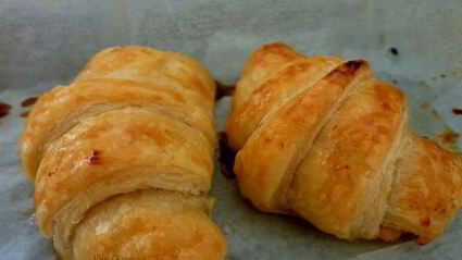 круассаны с миндальным кремом