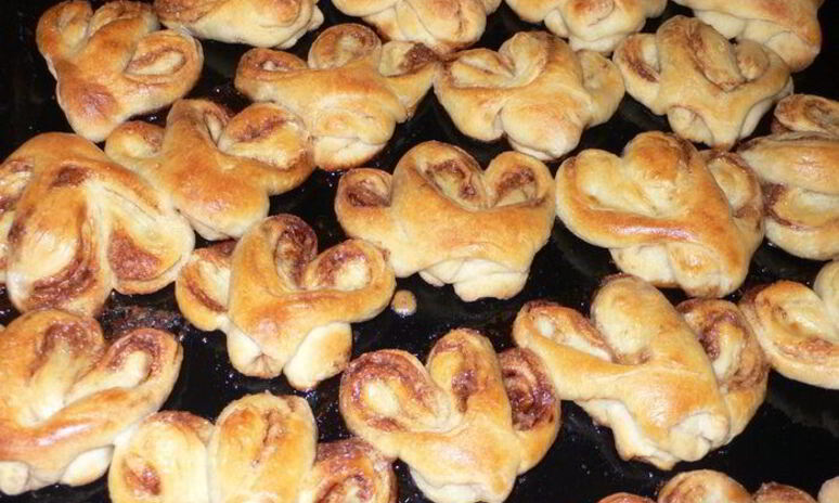 Рецепт плюшки с корицей