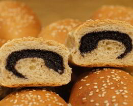 Постные булочки с маком