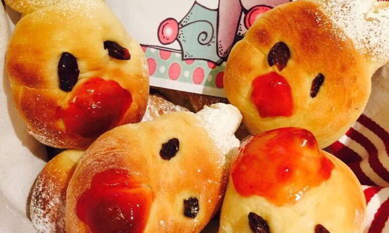 Рецепт рождественские булочки рудольф