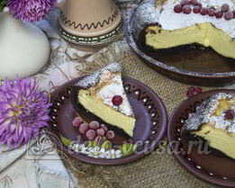 Шоколадная королевская ватрушка