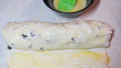 шоколадно-банановые булочки улитки