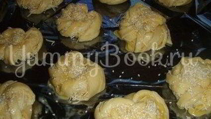 турецкие булочки с сезамом